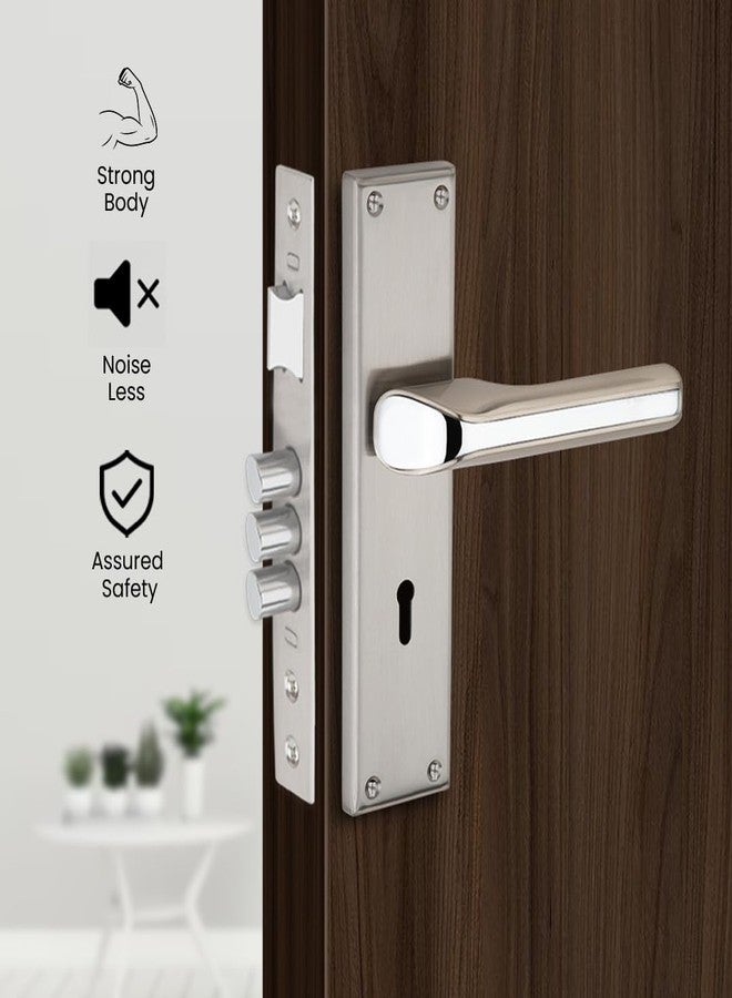 لينك قفل نقر Link Texa | للأبواب الرئيسية والداخلية في المنازل والمكاتب والفنادق | طقم مقبض متين 8 بوصات مع إمكانية الوصول بالمفتاح من كلا الجانبين، 3 مفاتيح | تشطيب من الفولاذ المقاوم للصدأ | ضمان لمدة سنتين - Image 4